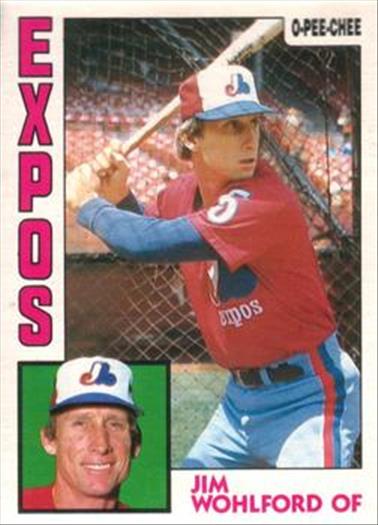 1984 O-Pee-Chee Baseball Cards 253     Jim Wohlford